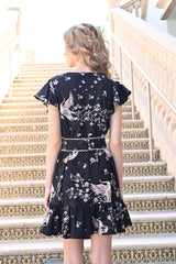 Afternoon in France Dress 19705 Black