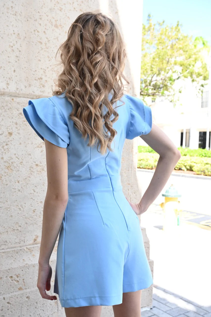 Chic Silhouette Romper 19681