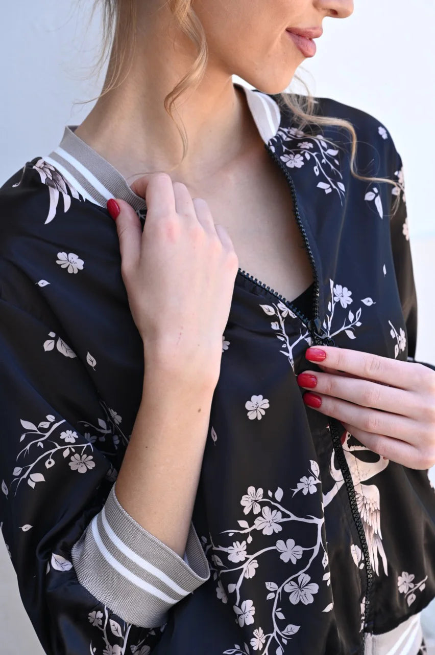 Sleek Blossom Tracksuit